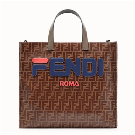 fendi mania shopper bag